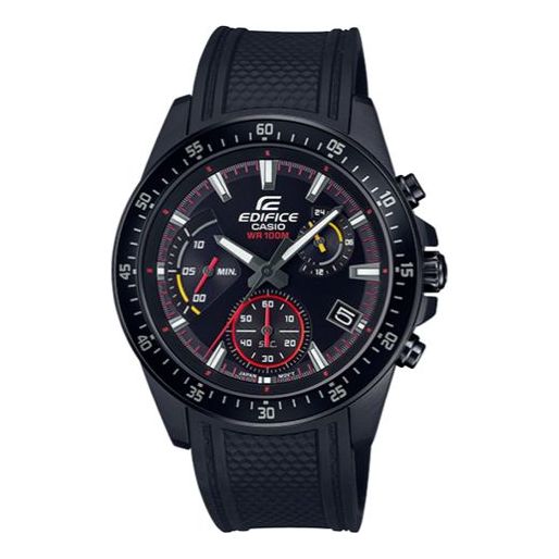 CASIO Male EDIFICE Japan / South Korea Fashion Mens Black Analog EFV-540PB-1A