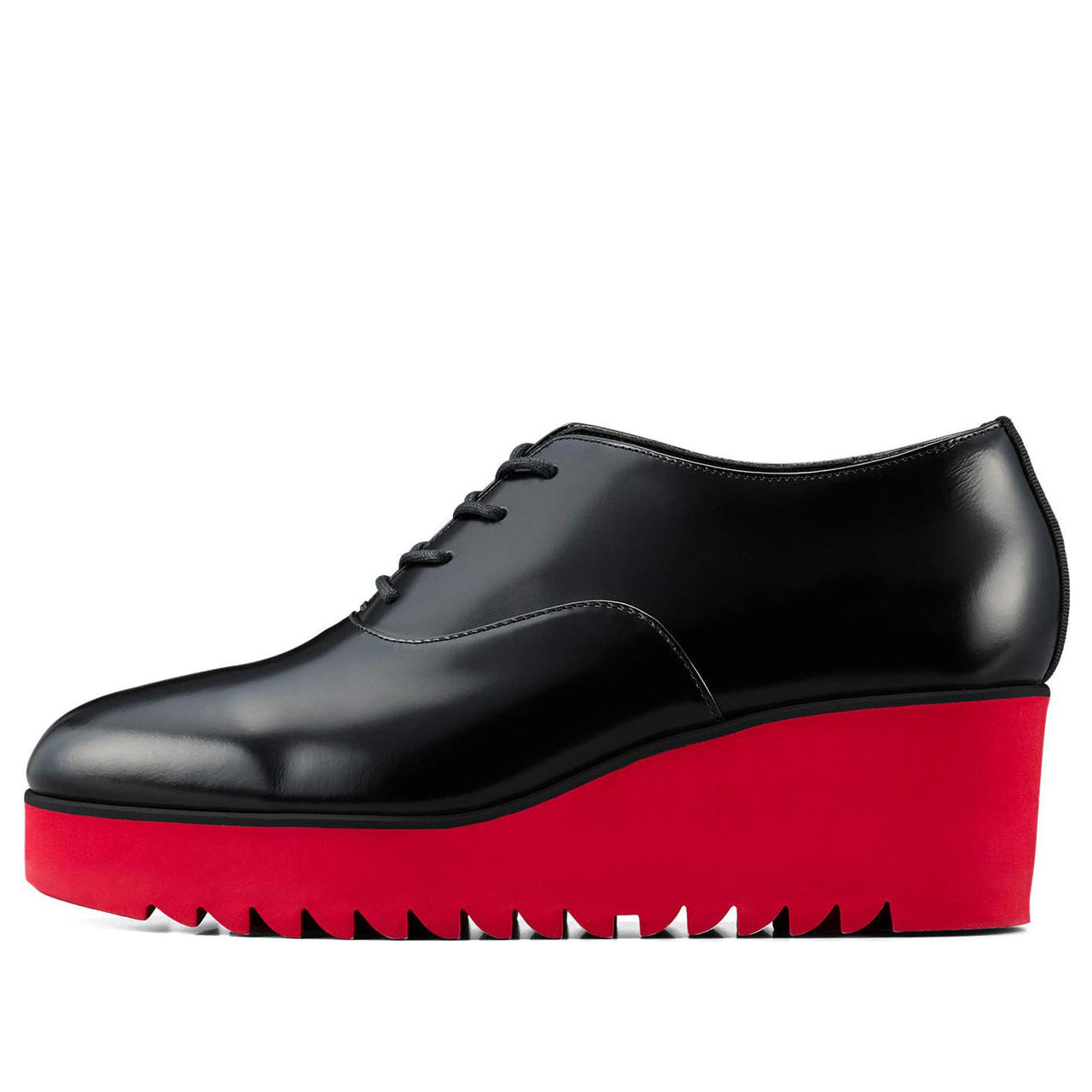 (WMNS) Onitsuka Tiger Wedge-O 'Black Classic Red' 1182A645-001