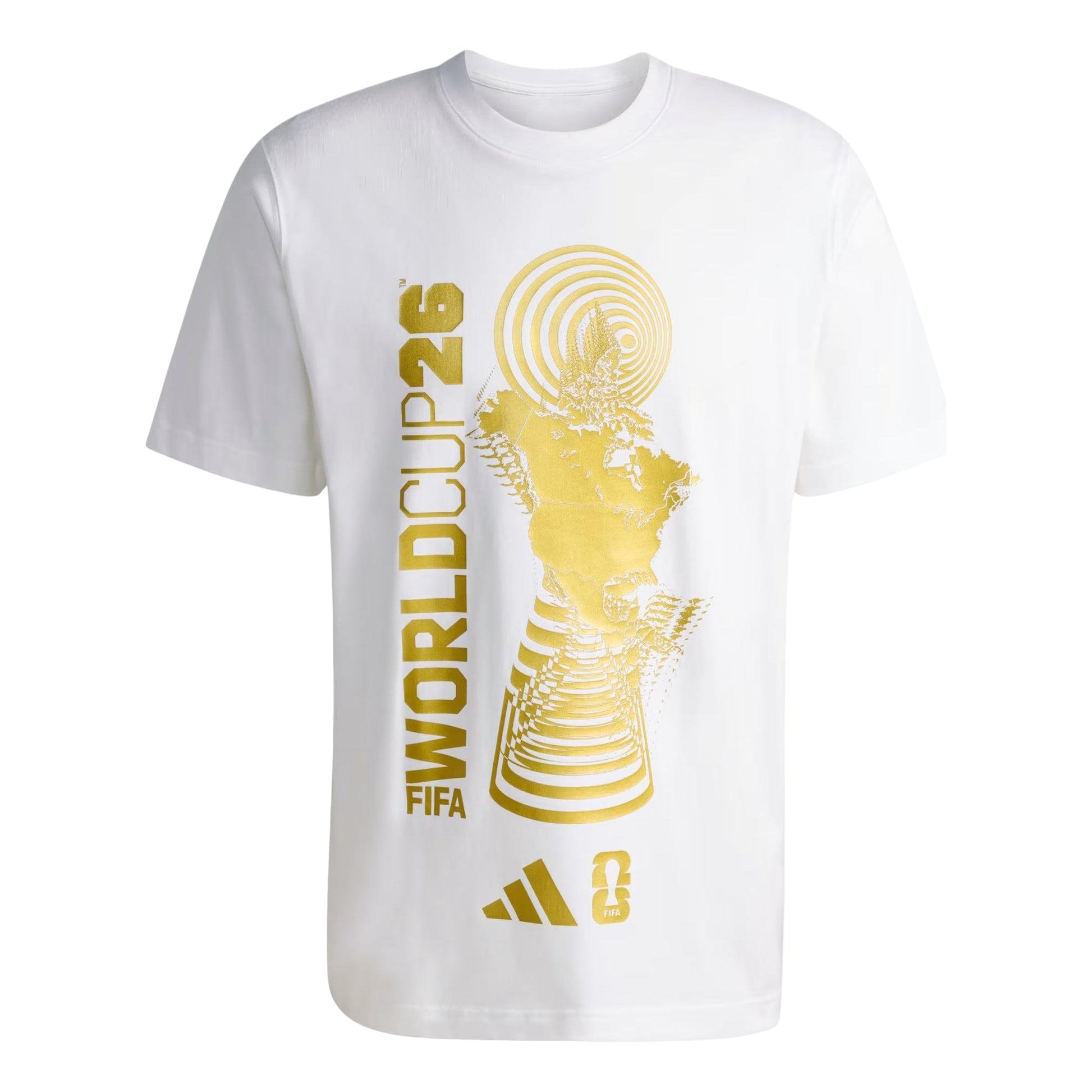 adidas FIFA World Cup 26 Tour T-Shirt Asia Sizing 'White' KC1343