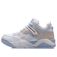 (WMNS) Li-Ning Casual Basketball Shoes 'White Blue Pink' AGBR022-3