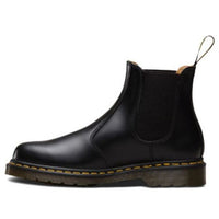Dr.Martens 2976 Yellow Stitch Smooth Leather Chelsea Boots 'Black' 22227001