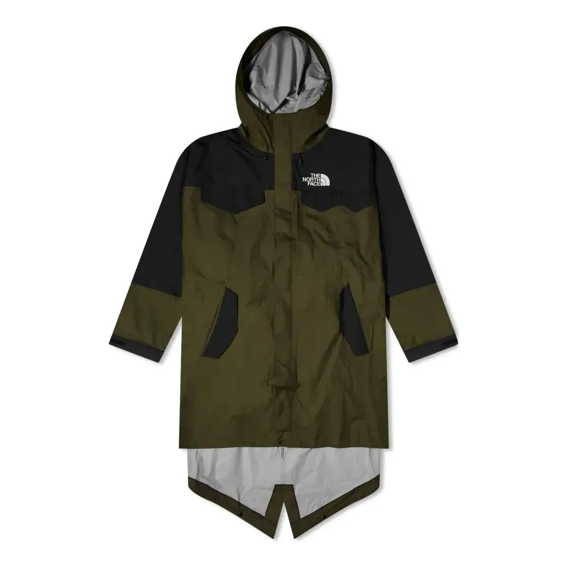 THE NORTH FACE x Undercover Packable Fishtail Parka 'Forest Night Green Tnf Black' NF0A87UC-R0U