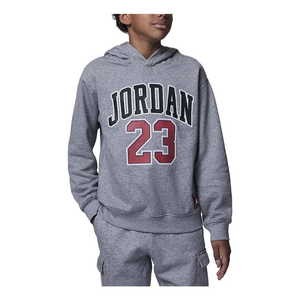 (PS) Air Jordan Fleece Pullover Hoodie 'Grey' FV3203-091