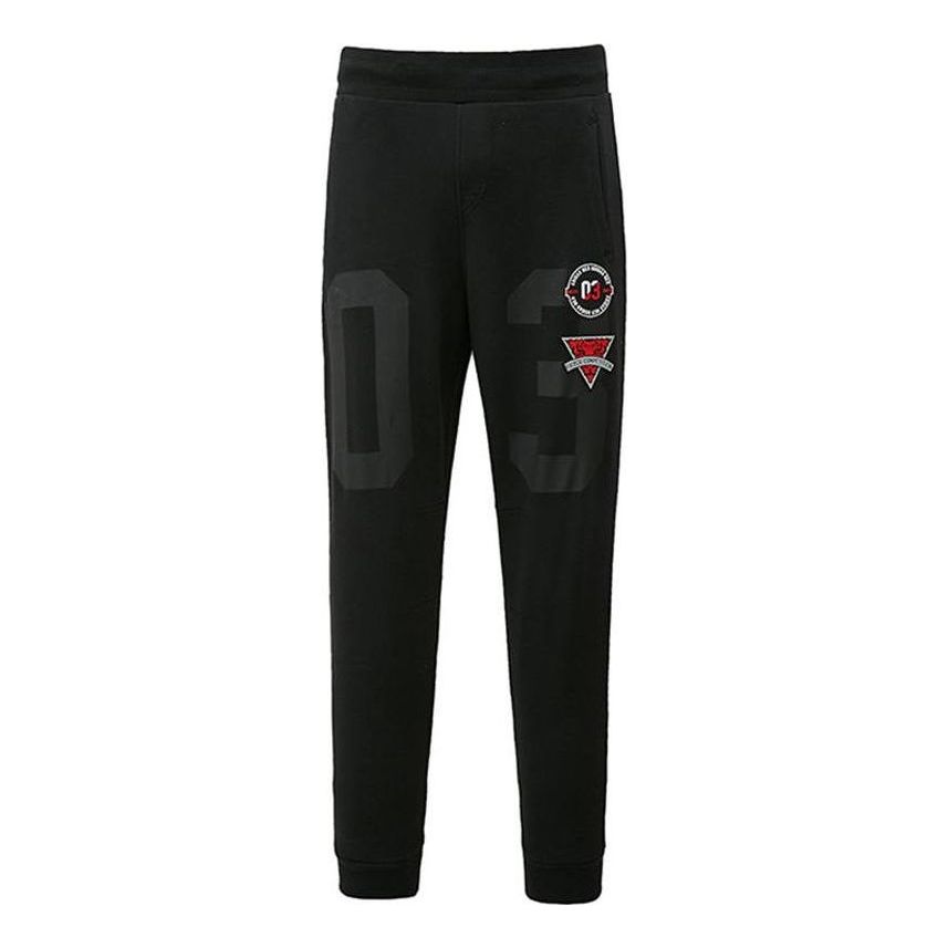 adidas Neo Graphic Sweatpants 'Black' AY9693