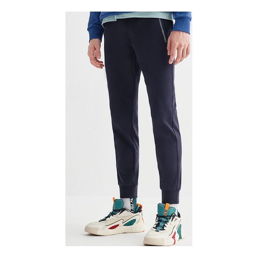 Men's FILA Pocket Blue Sports Pants/Trousers/Joggers F11M028603F-NV
