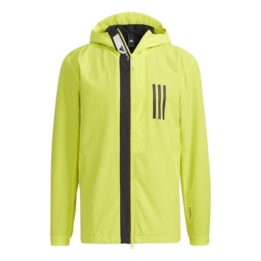 adidas M adidas W.n.d. Sports Zipper Windproof Hooded Jacket Green GL8691