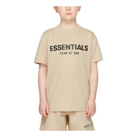 (GS) Fear of God Essentials FW21 Beige/Linen T-Shirt FOG-FW21-139