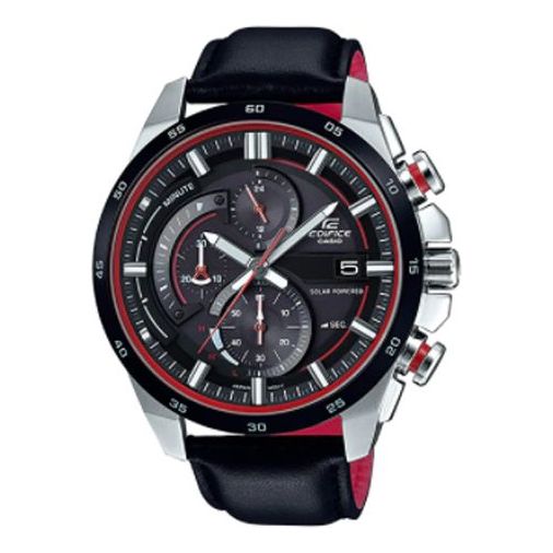 CASIO EDIFICE Quartz Waterproof Mens Black Analog EQS-600BL-1A