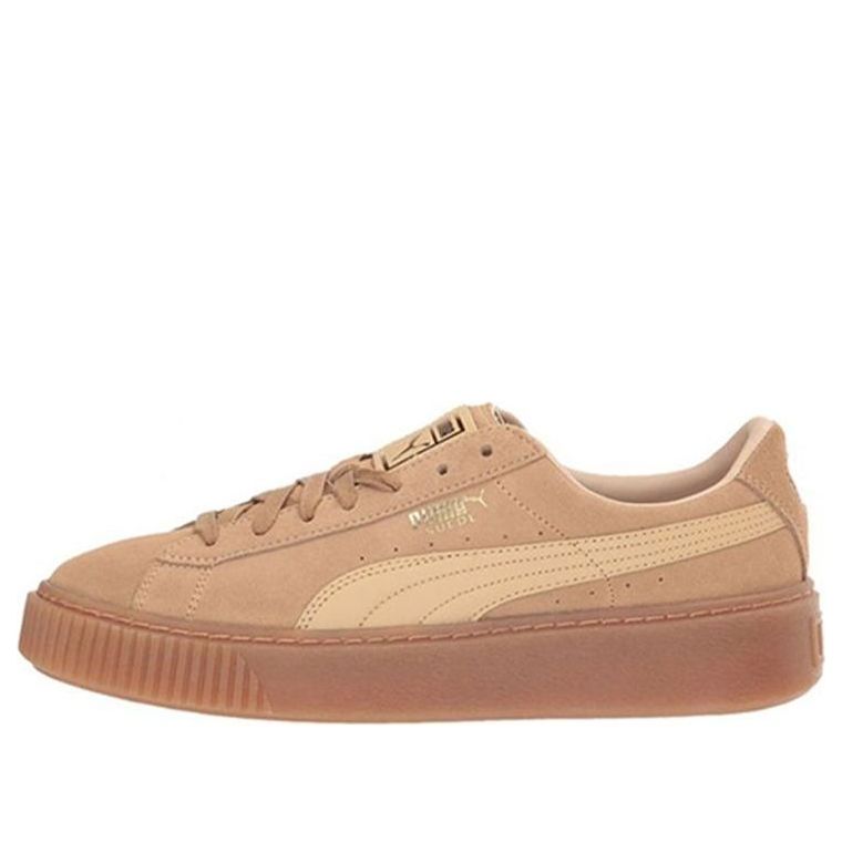 (WMNS) PUMA Suede Platform 'Brown' 363559-03