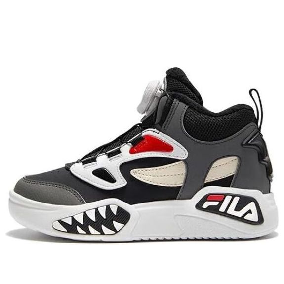 (PS) FILA Lifestyle High-Top Basketball Shoes 'Grey Black' K14B341203FBW