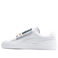 (WMNS) PUMA Basket Badge Casual Sneakers White 369183-01