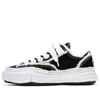 Maison MIHARA YASUHIRO Peterson OG Sole Canvas Low 'Black White' A09FW721-BLACK