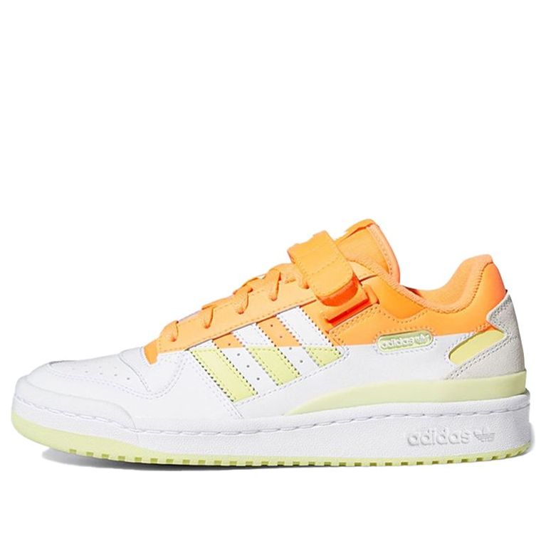 (WMNS) adidas originals Forum Low Premium 'White Orange' FY8020
