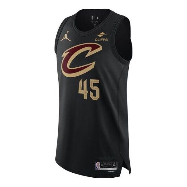 Nike x NBA Cleveland Cavaliers Donovan Mitchell Jerseys 'Black' DQ0165-010