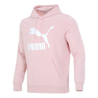 PUMA Classics Logo Printing Pullover Sports Pink Red 531370-26