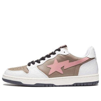 A BATHING APE Bape Court Sta 'White Beige Pink' BAPE-COURTSTA-WHITE