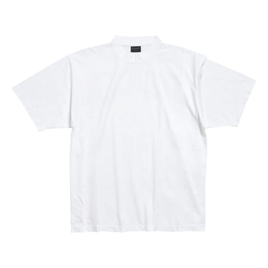 Balenciaga Hand-Drawn T-shirt Medium Fit 'White' 764235TPVU49601
