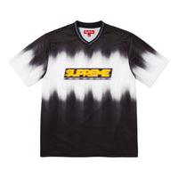 Supreme Blur Soccer Jersey 'Black White Yellow' SUP-SS24-044