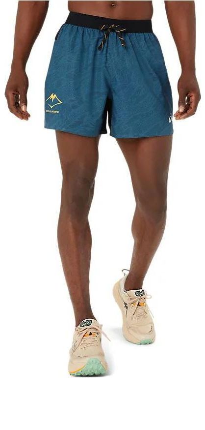 ASICS Fujitrail All Over Print 5In Shorts 'Blue' 2011C988-400