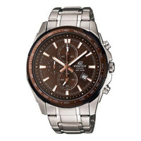 Men's CASIO Edifice Series Quartz Movement Stainless Steel Case Waterproof Dark 100 Meter 50mm Watch Mens EF-566D-5AV