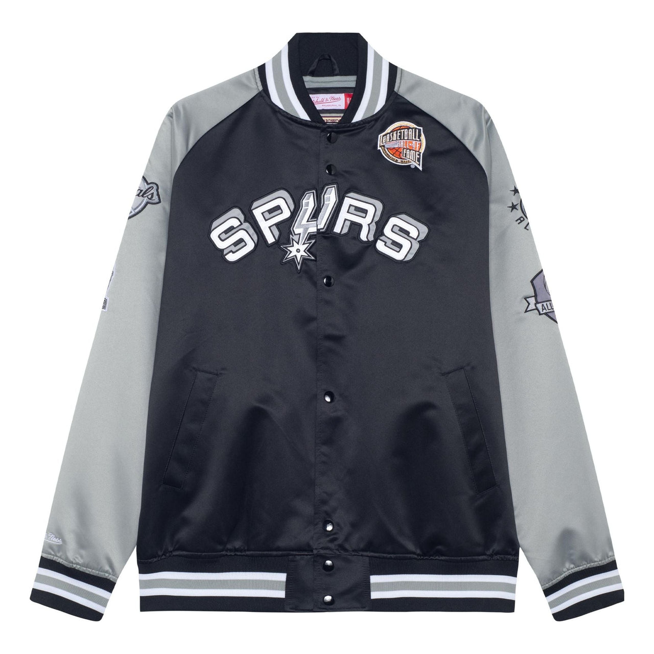 Mitchell & Ness x NBA Spurs Hof N&N Satin Jacket 'Tony Parker 9' OJBF6860-SASYYTPABKGY