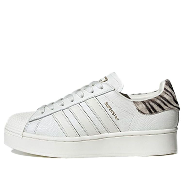 (WMNS) adidas Superstar Bold 'Heel Patch Animal Print' FV3458