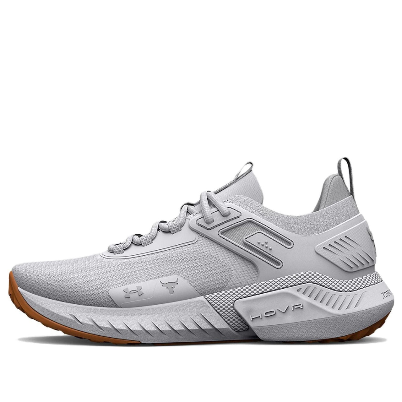 (WMNS) Under Armour Project Rock 5 'White Halo Grey' 3025436-100