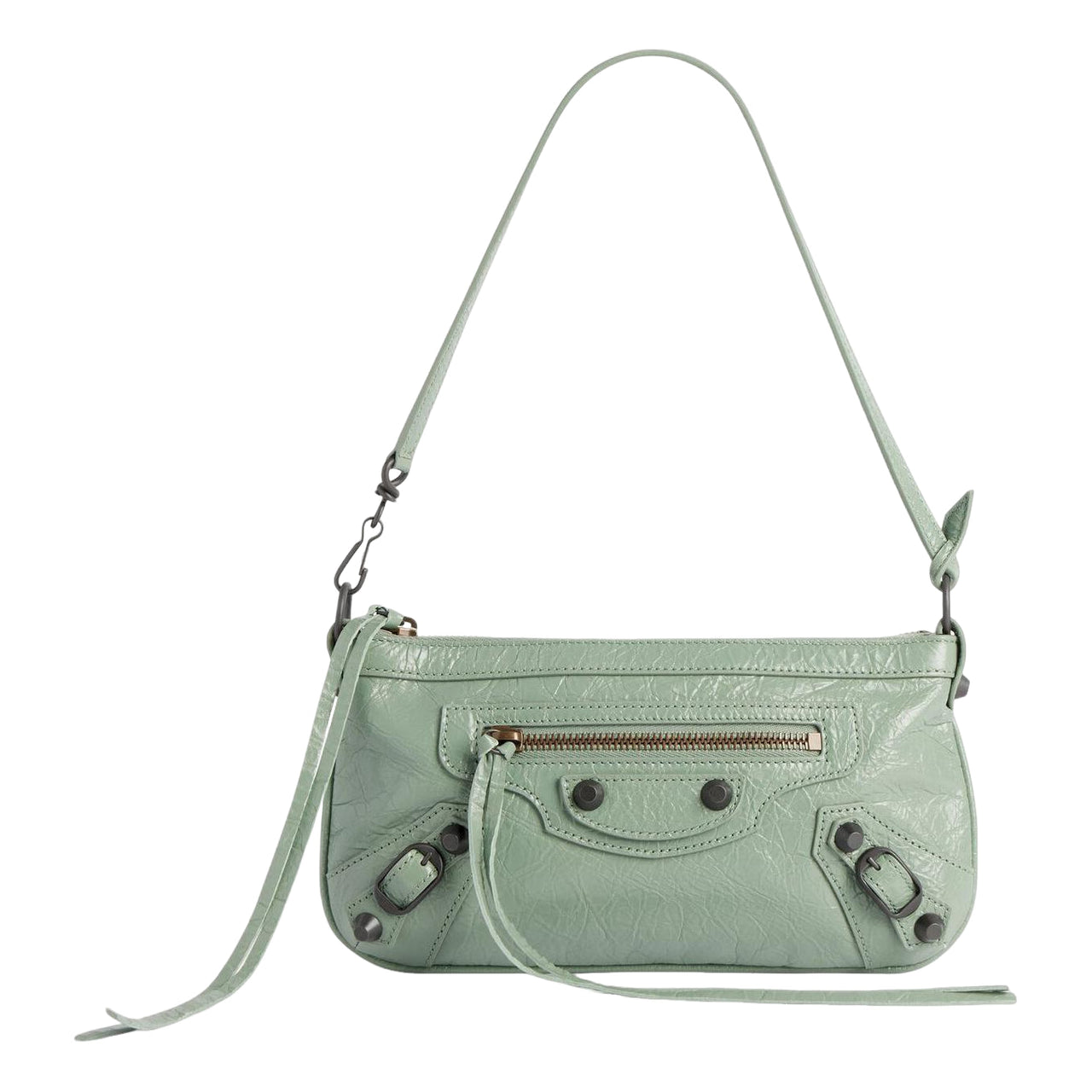 Balenciaga Le City Pouch On Strap 'Heritage Green' 8639602ABEK3405