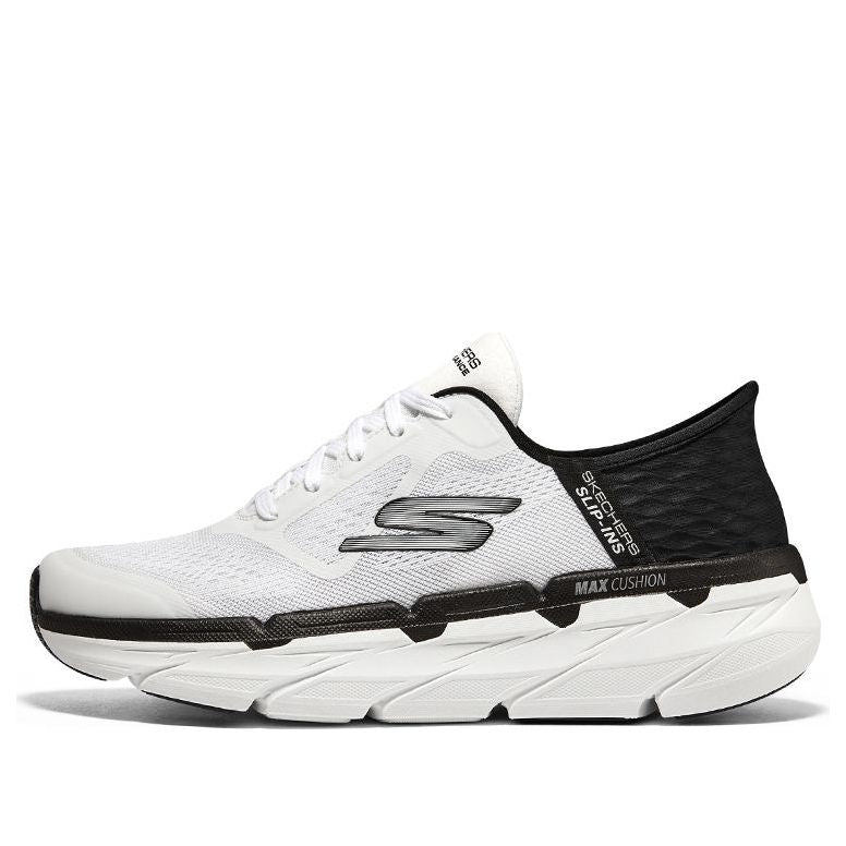 Skechers Max Cushioning Premier Slip-Ins 'White Black' 220313-WBK