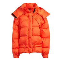 (WMNS) adidas By Stella Mccartney Mid-Length Padded Down Jacket 'Orange' HI6085