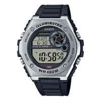 CASIO Quartz Waterproof Sports Mens Black Digital MWD-100H-1A