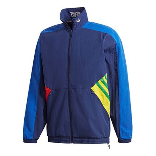 adidas originals Tolima-02 Retro Sports Jacket Navy Blue GD6035