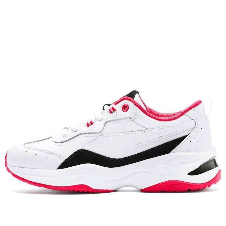 (WMNS) PUMA Cilia Lux 'White Black Red' 370282-03