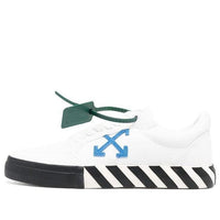 Off-White Low Vulcanized Canvas Sneaker 'White Black Blue Orange' OMIA085F22FAB0010145