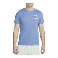 Nike Dri-Fit Dumbbell T-Shirt 'Blue' FD0139-456