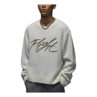 Air Jordan Flight Heritage Crop Sweater 'Grey' FD7390-133