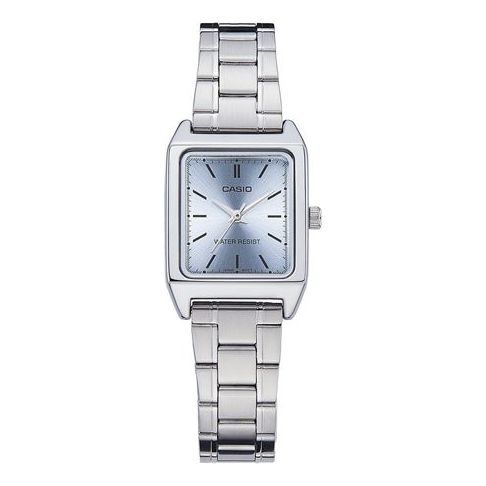 CASIO DRESS Retro Small quartz Watch Silver Analog LTP-V007D-2E