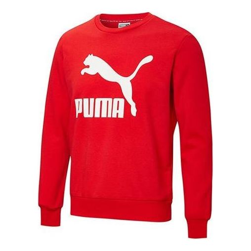 PUMA Embroidered Logo Sweatshirt 'Red' 599296-11