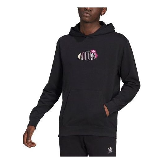 Men's adidas originals Logo Pullover Black HI5265