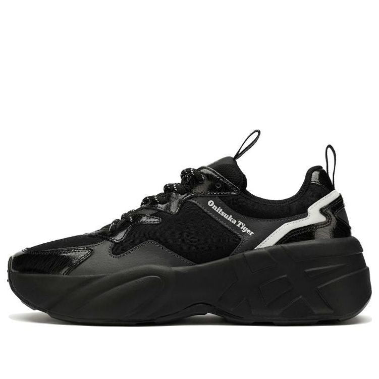 Onitsuka Tiger Pleaker Shoes 'Black White' 1183B900-001