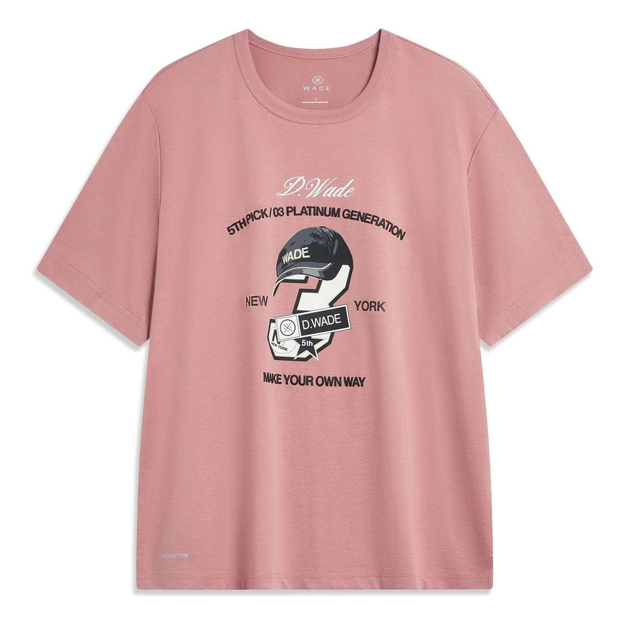 Li-Ning Way of Wade T-shirt 'Pink' AHST531-6