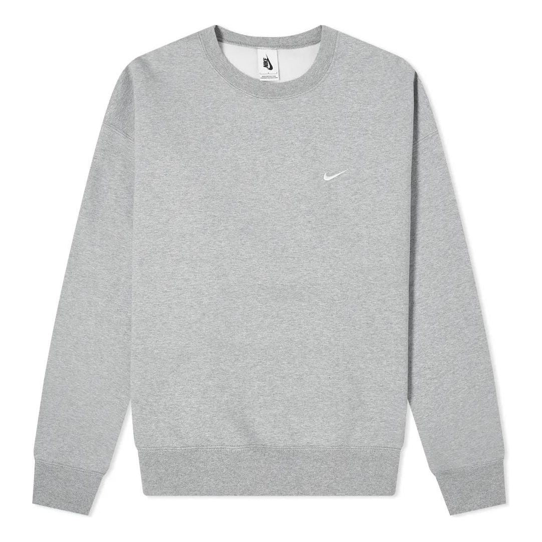 Men's Nike Solid Color Long Sleeves Round Neck Advanced Gray CV0544-063