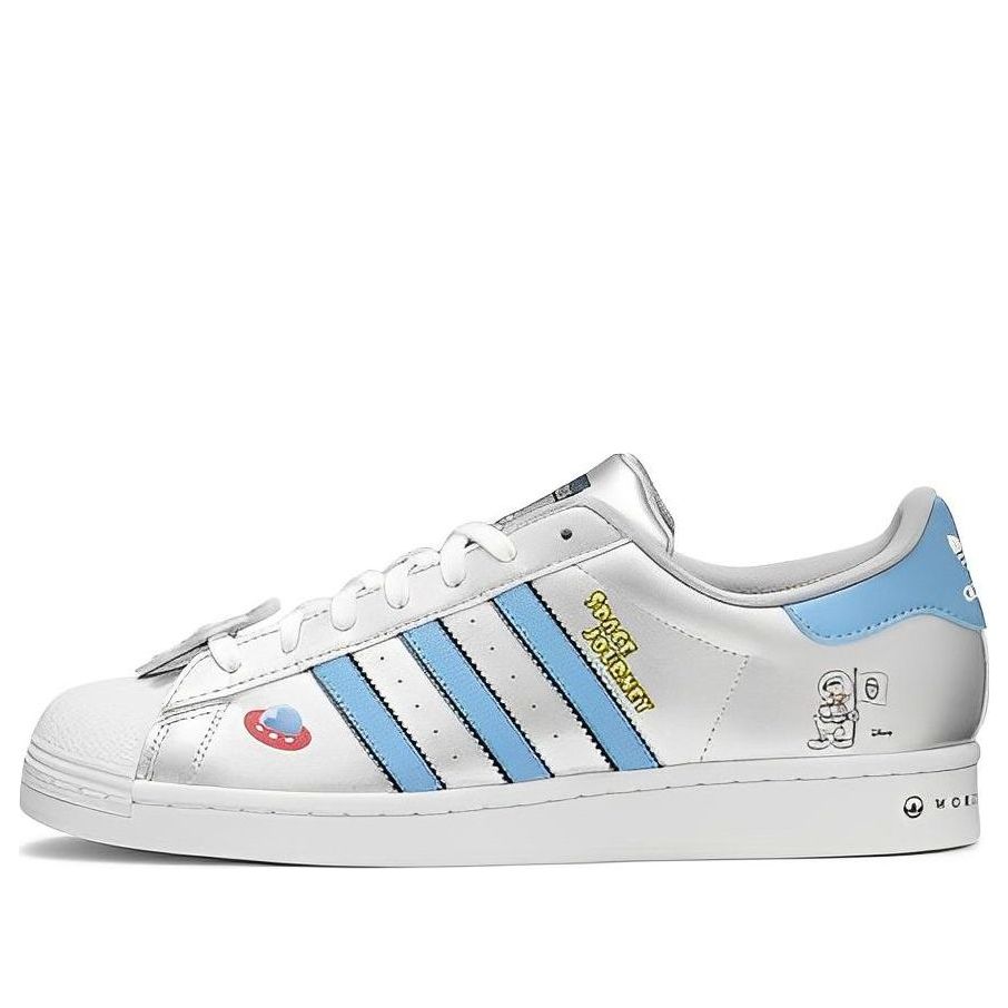 adidas Superstar x Disney Shoes 'Metal Silver Blue' HQ2174