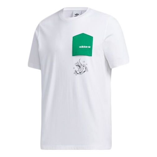adidas x Disney Goofy T1 Crossover Pocket Short Sleeve White GP6477