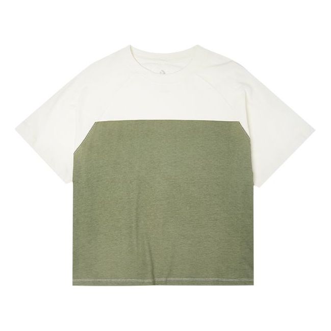 Converse Shapes Triangle Raglan Graphic T-Shirt 'Egret' 10021717-A02