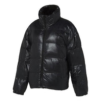 PUMA Glossy Short Down Jacket 'Black' 928655-01