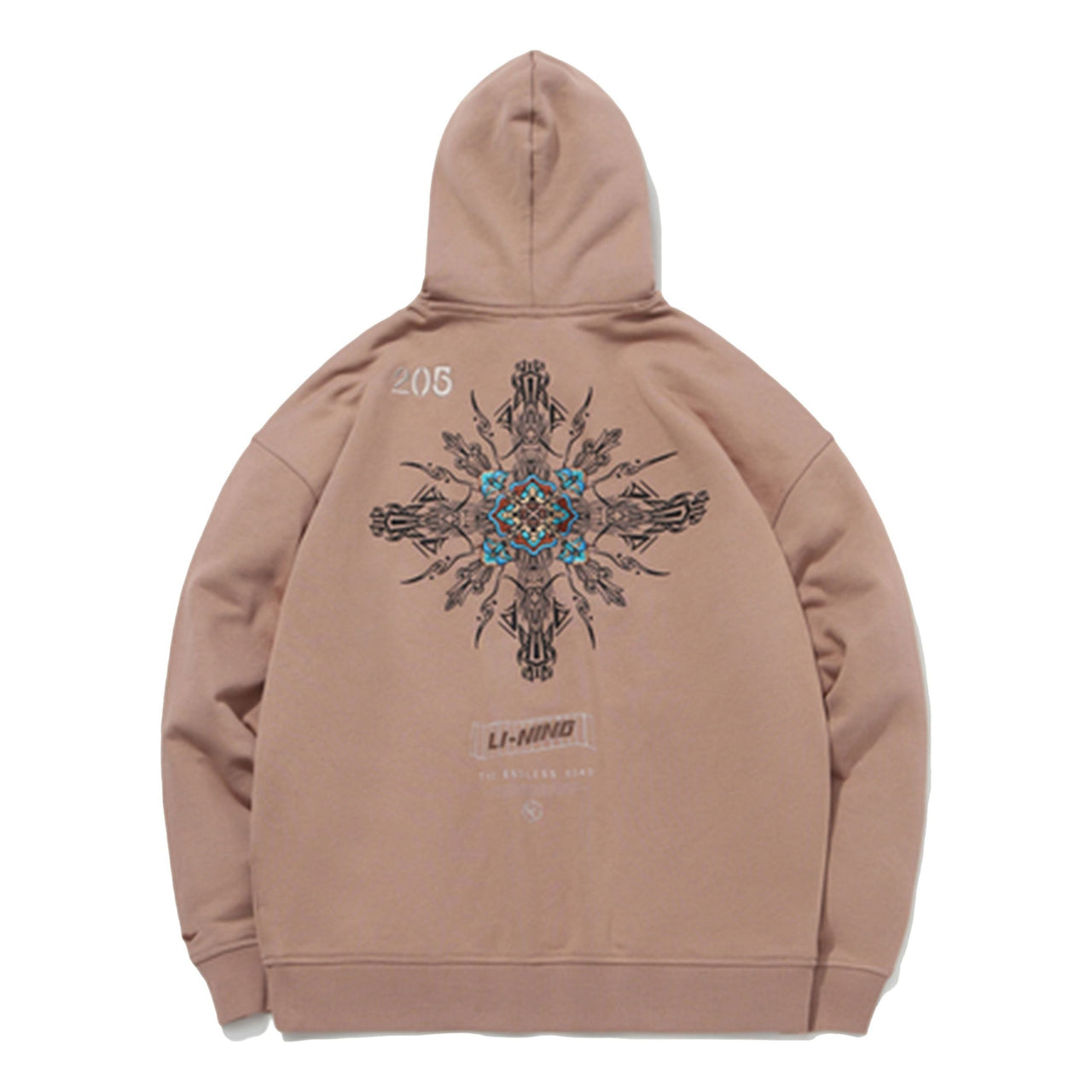 Li-Ning x Dunhuang Museum Crossover CF Series Casual Sports Pullover Hoodie 'Khaki' AWDQC51-4