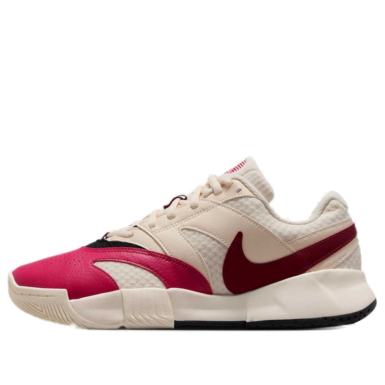 (WMNS) Nike Court Lite 4 'Pale Ivory Sail Black Team Red' FD6575-103