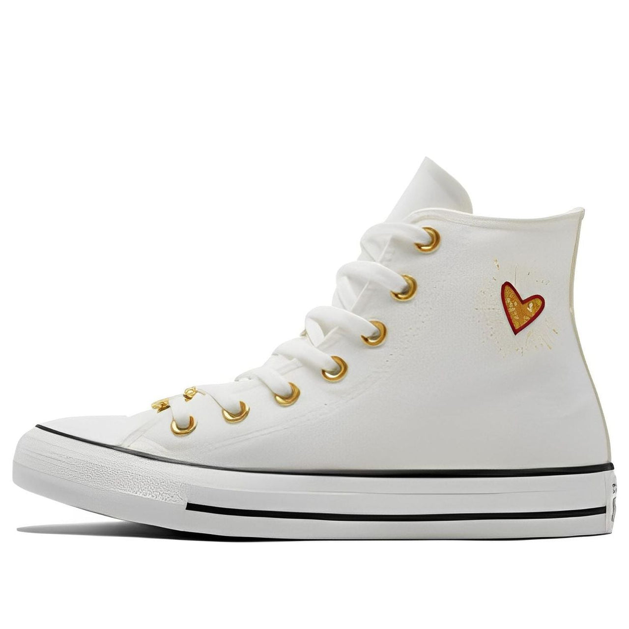 (WMNS) Converse Chuck Taylor All Star High 'Valentine's Day 2023 - Vintage White' A05139C