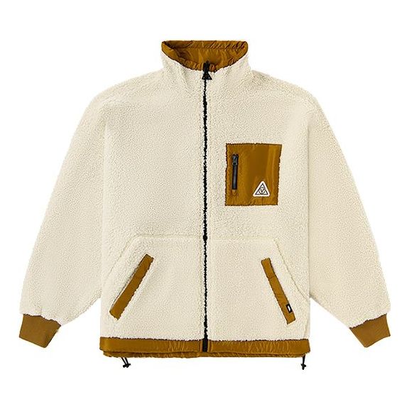 Vans Faux Sherpa Jacket Reversible Coat 'Brown Beige' VN0A4UTM1M7